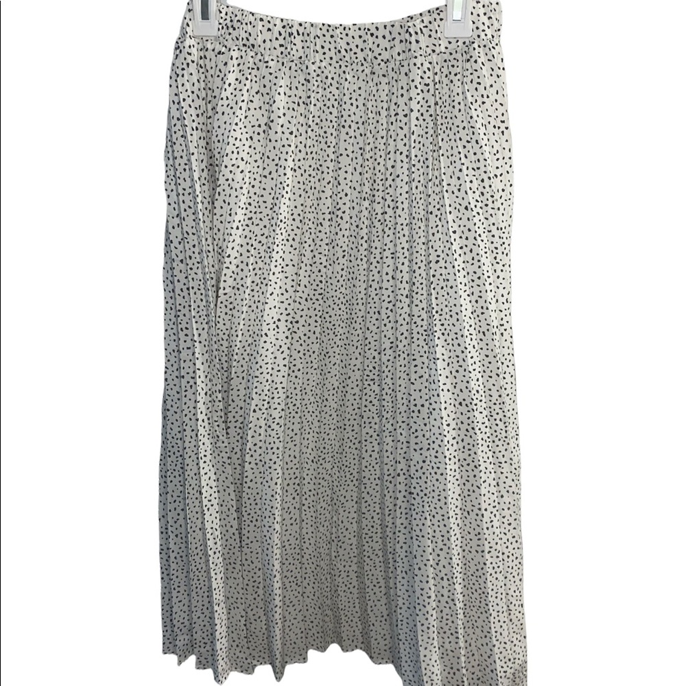 Polka dot maxi skirt